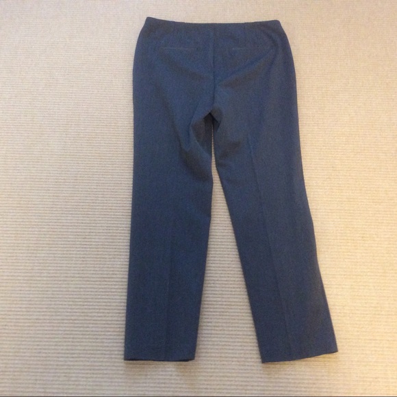 Talbots Gray Bi-Stretch Straight Leg Pants - 12 - Picture 6 of 9